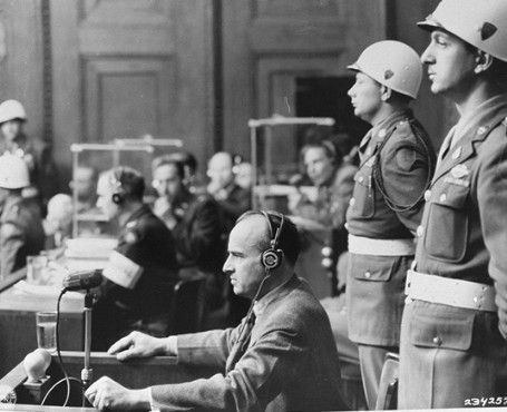 Hans Frank at nuremberg